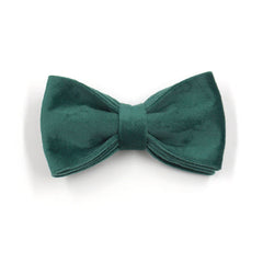 Green Velvet Dog Collar and Leash Set