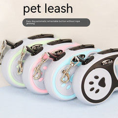 Retractable Dog Leash with One-Click Brake System