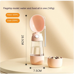 Portable Dog Water Bottle & Feeder for Pets, Travel Water Dispenser and Bowl