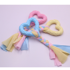 Pet Chewing Toy with Cotton Rope for Teeth Cleaning