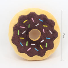 New Christmas Series 15Cm Donut Dog Plush Toy