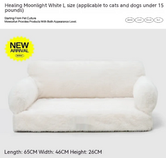 Four-Season Soft Cat Nest Warm & Washable Pet Bed