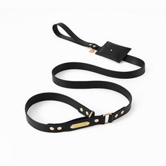 One-Piece Leather Explosion-Proof Dog Leash
