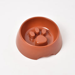 Thickened Plastic Anti-Choke Slow Feed Dog Bowl