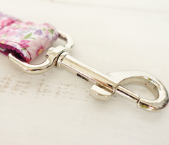 Floral Pattern Pet Leash, Purple for Large Dogs