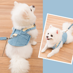 Pet Vest Harness Leash for Small to Medium Dogs
