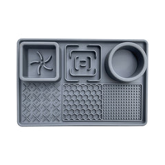 Silicone Slow Feed Pet Licking Mat with Suction Cups