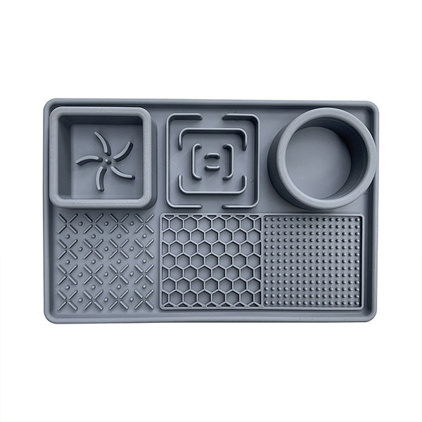 Silicone Slow Feed Pet Licking Mat with Suction Cups