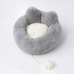 Four Seasons Cartoon Plush Round Pet Nest