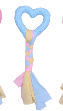 Pet Chewing Toy with Cotton Rope for Teeth Cleaning