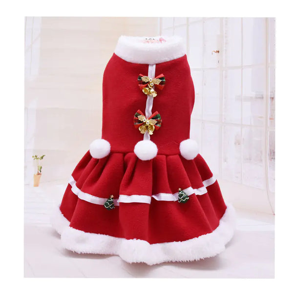 Fleece Christmas Skirt for Pets